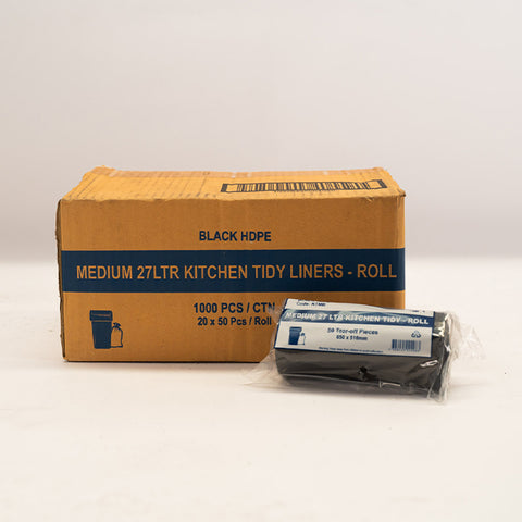 27 Ltr Bin Liners 20 Rolls Per Box