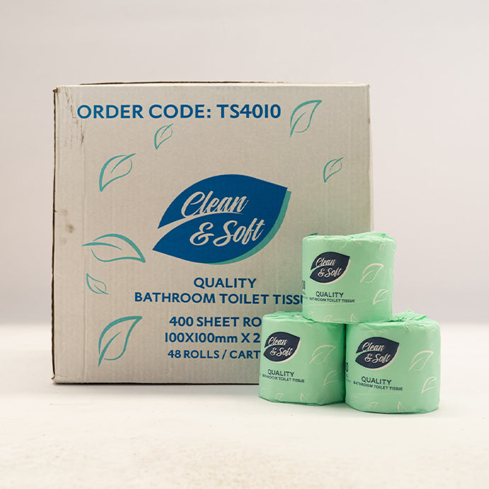 Toilet Paper 400 sheets 2ply/wrapped 48/ctn